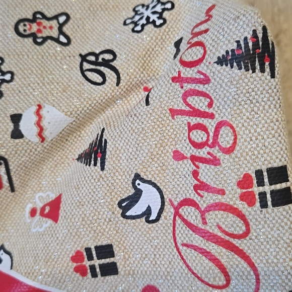 Brighton "Joy" Merry & Brighton Canvas Tote Bag - Picture 2 of 9